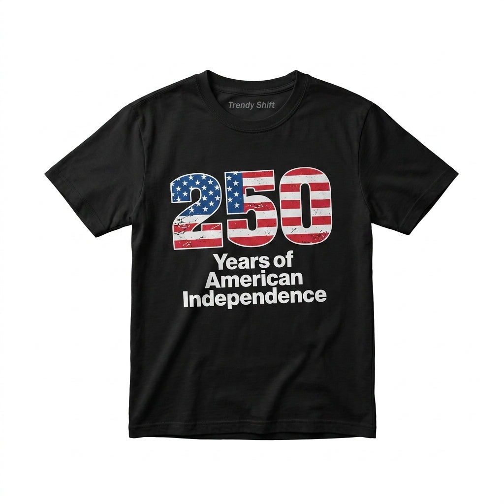 250 Year of America Independence Heavy Cotton T-shirt