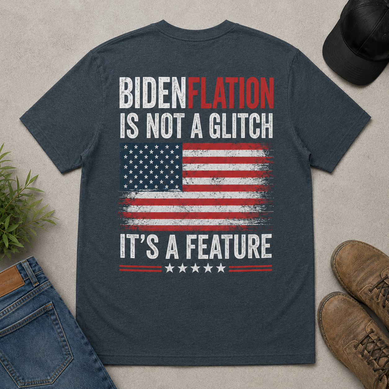 Bidenflation Is Not a Glitch Funny Political T-Shirt