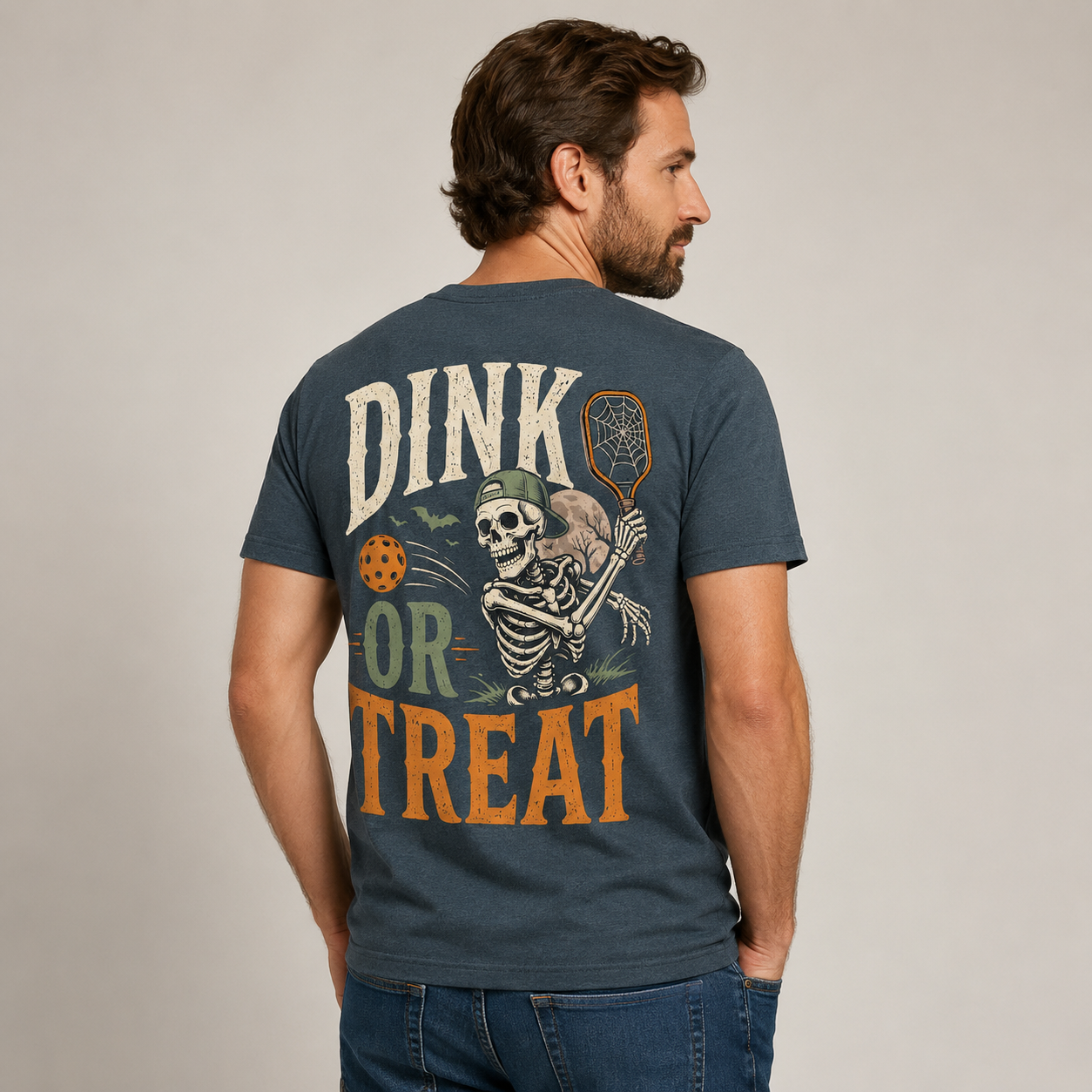 Dink or Treat Halloween Pickleball T-Shirt