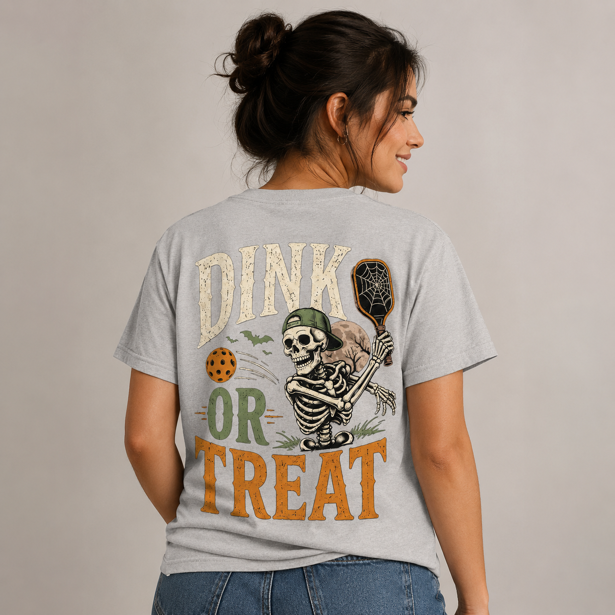Dink or Treat Halloween Pickleball T-Shirt