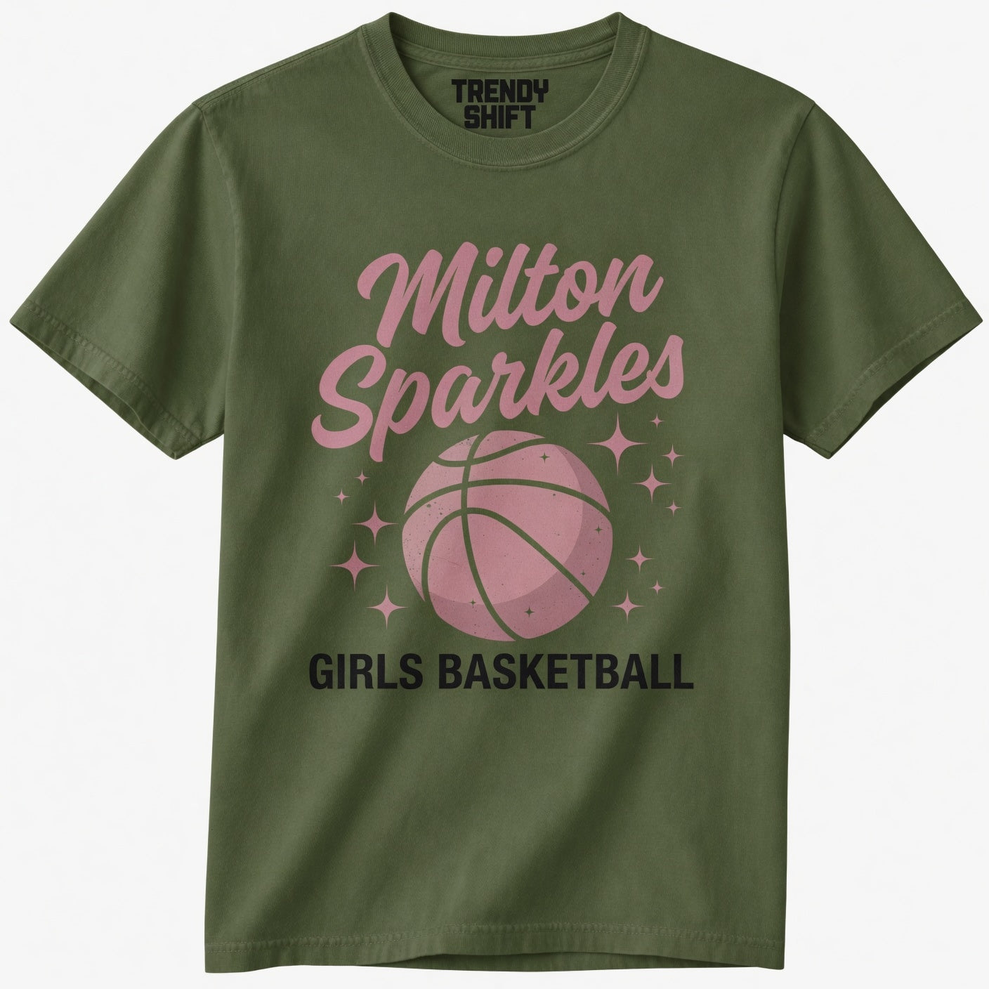 Milton Sparkles Girls Basketball T-Shirt