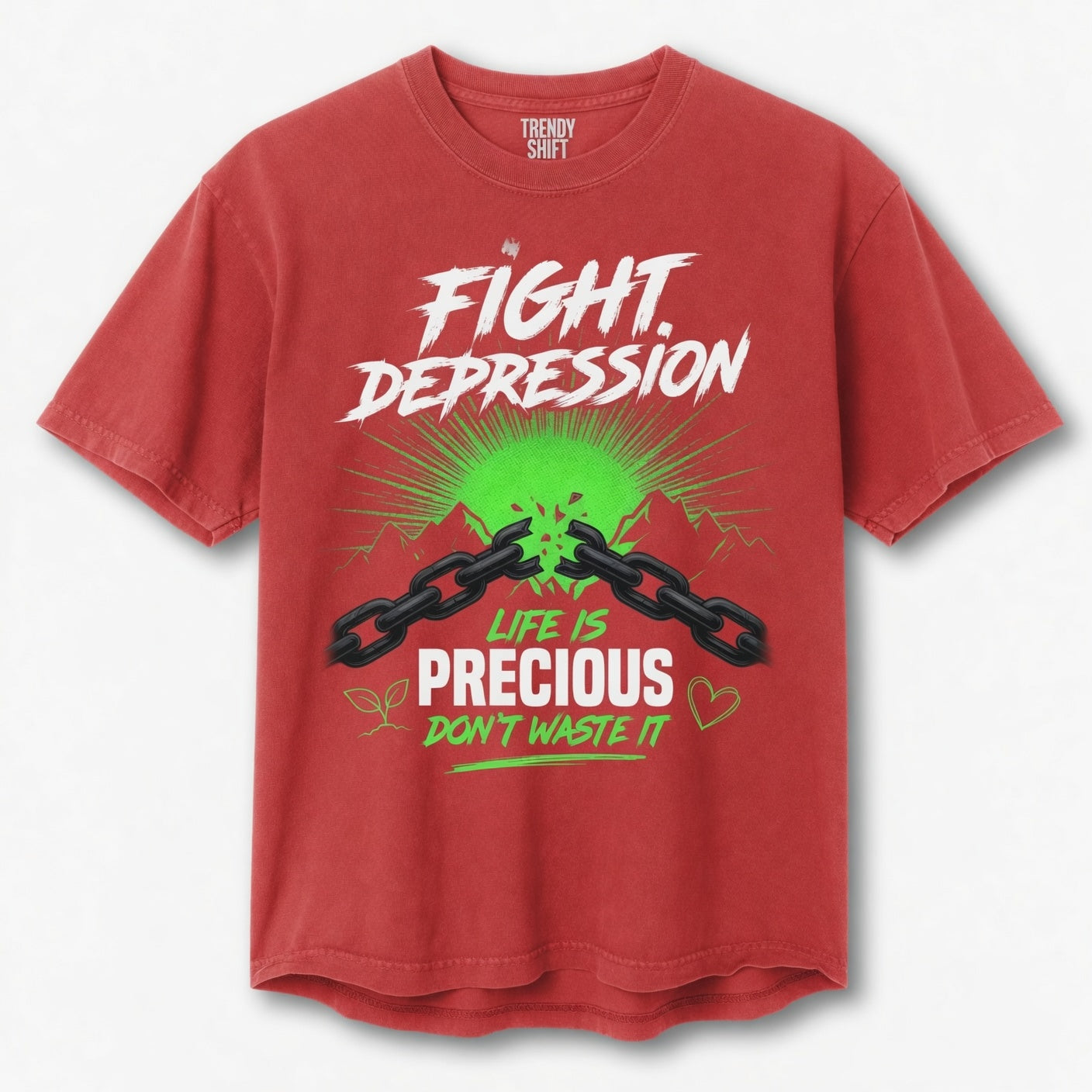 Fight Depression Life Is Precious Don't Waste It
