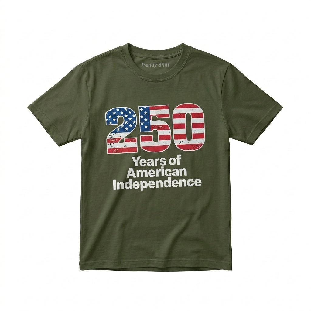 250 Year of America Independence Heavy Cotton T-shirt