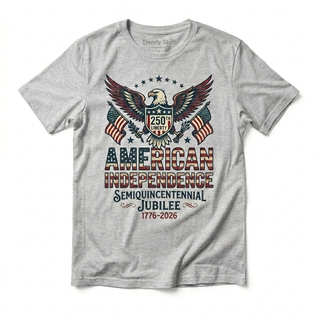 250th American Independence Eagle Tee - Semiquincentennial Jubilee 1776-2026