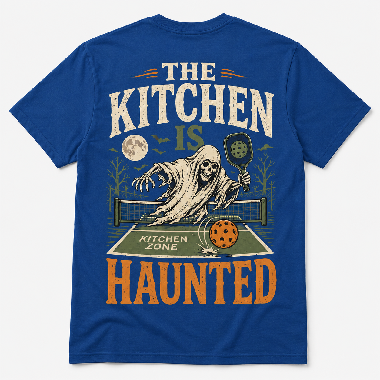 The Kitchen Is Haunted Halloween Pickleball T-Shirt